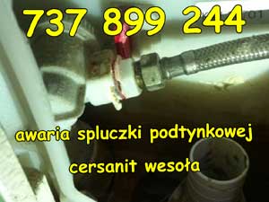 awaria spluczki podtynkowej cersanit wesoła