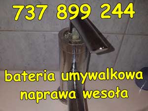 bateria umywalkowa naprawa wesoła