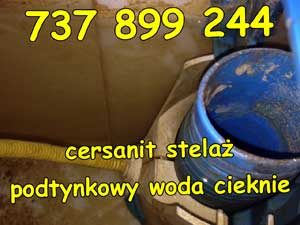 cersanit stelaż podtynkowy woda cieknie