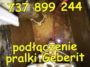 podłączenie pralki Geberit