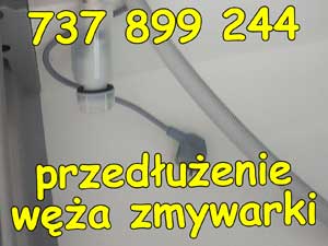 przedłużenie węża zmywarki