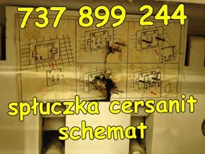 spłuczka cersanit schemat
